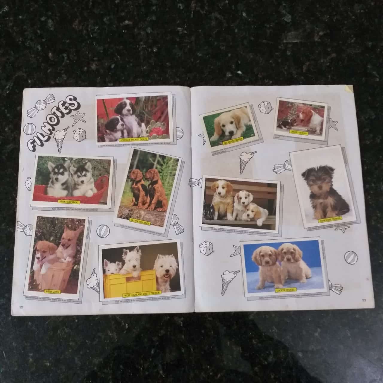 | Casa do Colecionador Álbum de Figurinhas – Cães (Completo) 1987