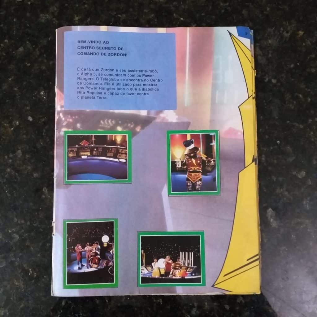 | Casa do Colecionador Álbum de Figurinhas - Power Rangers (Completo sem Capa - SUCATA) 1995