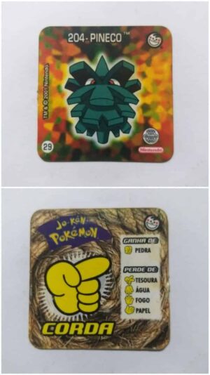 Cards Jo-Kén Pokémon Nº 29 - Pineco (Elma Chips) 2001
