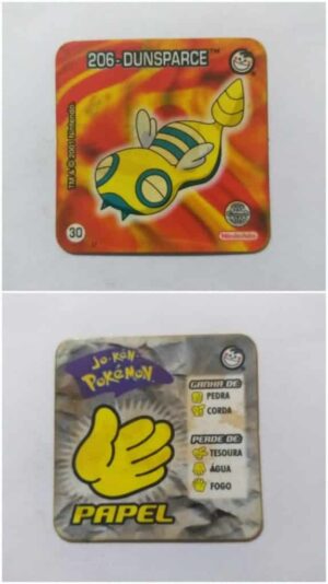 Cards Jo-Kén Pokémon Nº 30 - Dunsparce (Elma Chips) 2001