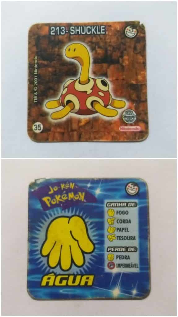 | Casa do Colecionador Cards Jo-Kén Pokémon Nº 35 - Shuckle (Elma Chips) 2001
