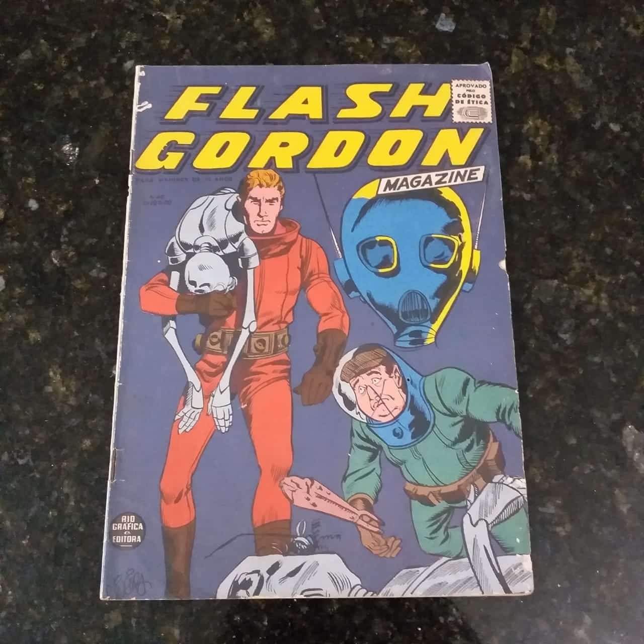| Casa do Colecionador Flash Gordon (1ª Série) N° 40 (Editora Rio Gráfica - RGE) Setembro 1964 (HQ/Gibi) Leia a Descrição