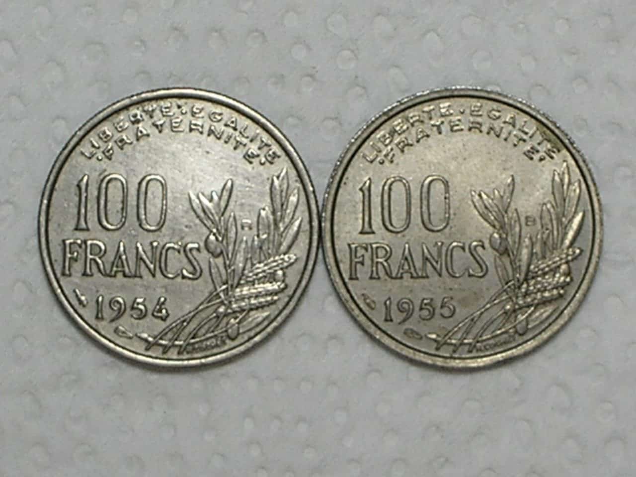 | Casa do Colecionador França) 100 Francs - 1945 / 1955 / m220