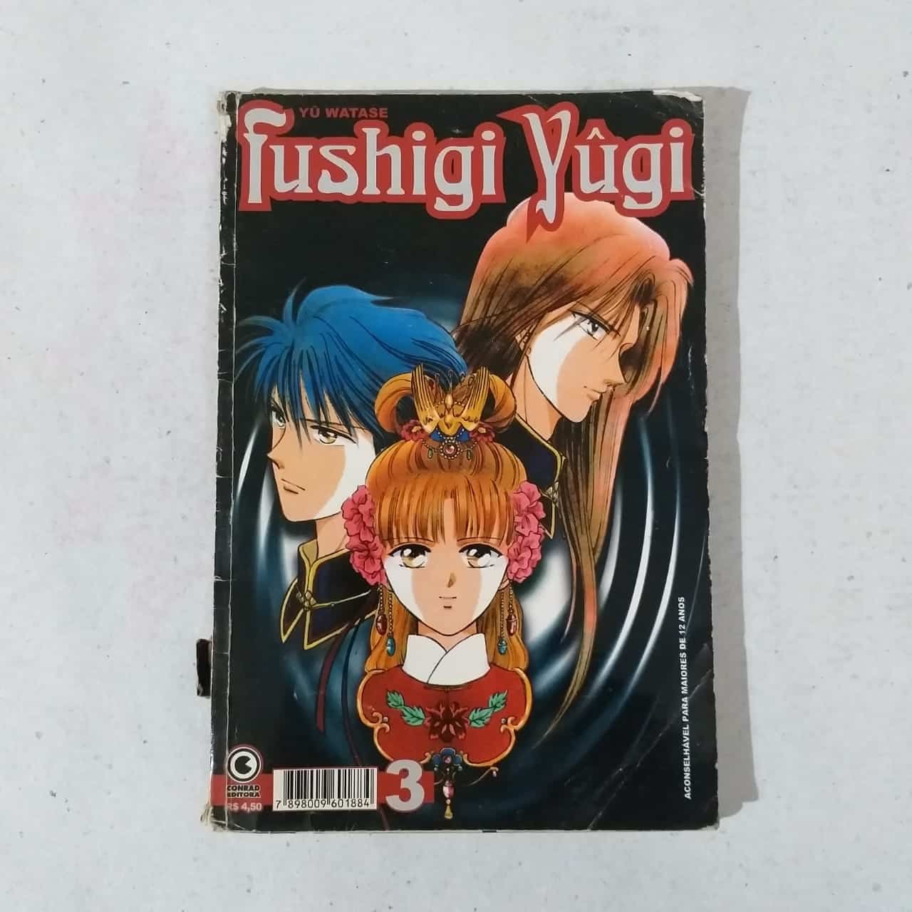 Fushigi Yûgi Nº 3 (Editora Conrad) Abril 2002 (Hq/Mangá) Leia a Descrição
