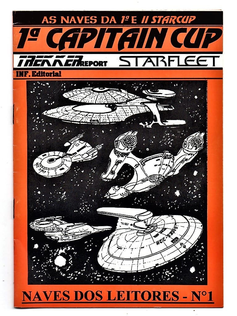 | Casa do Colecionador HQ - Gibi - Fanzine StarTreck - 1 Captain Cup - Jornada Nas Estrelas