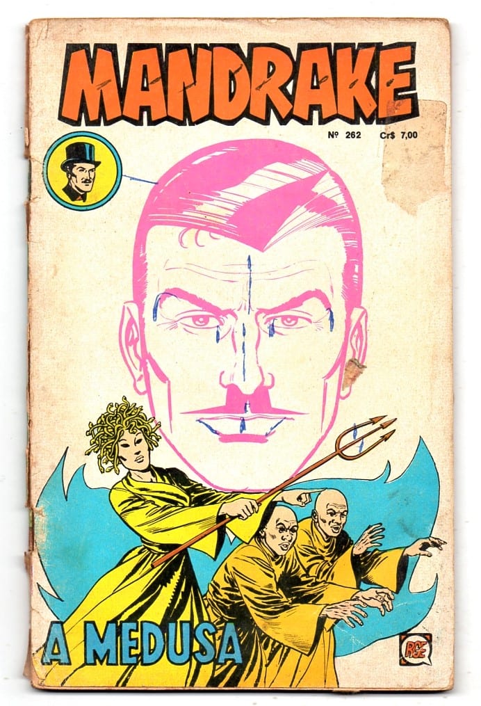 | Casa do Colecionador HQ - Gibi - Mandrake Nº 262 - RGE - 1977 - Leia o Anuncio