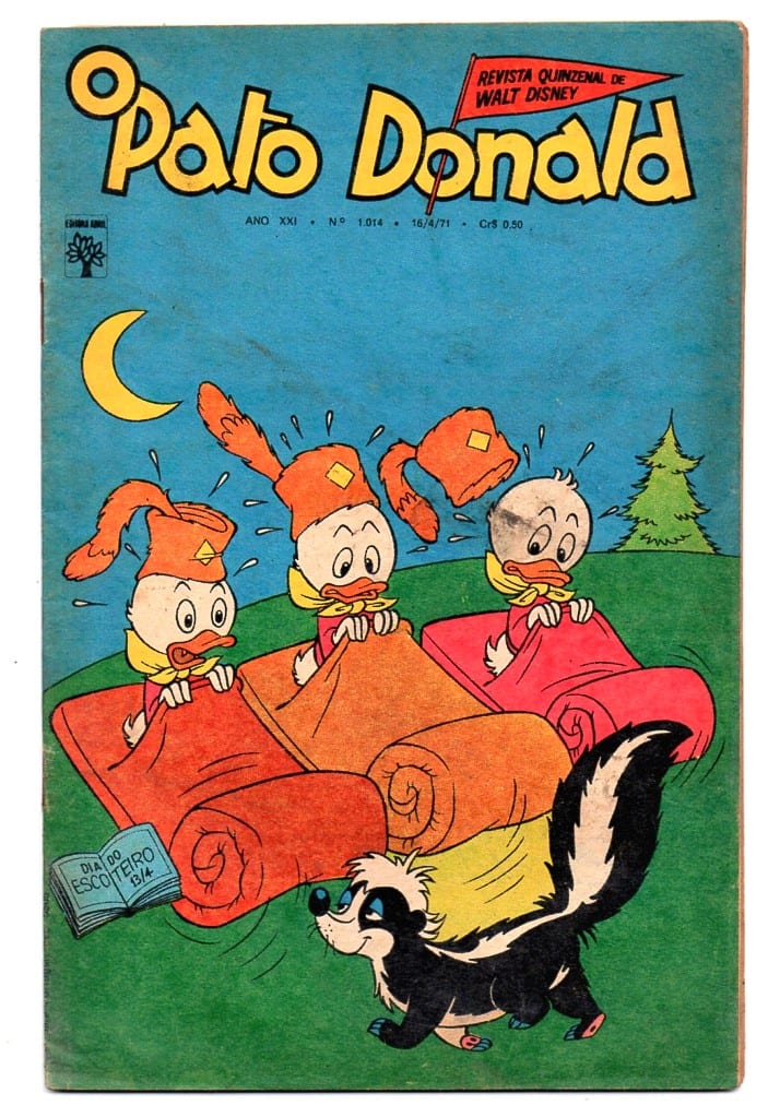 | Casa do Colecionador HQ - Gibi - Pato Donald - Nº 1014 - Abril 1971