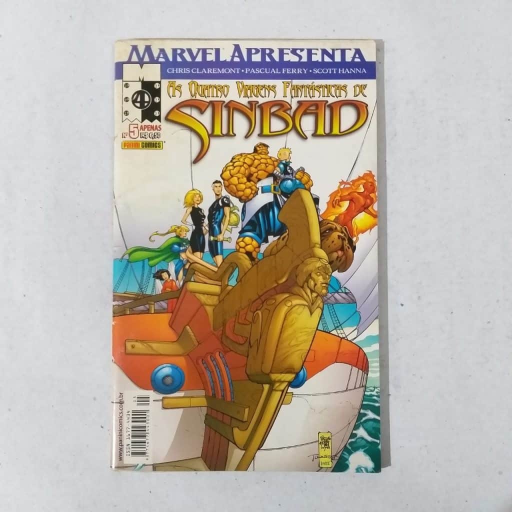 Marvel Apresenta Nº 05 - As Quatro Viagens Fantásticas de Sinbad (Editora Panini) Abril 2003 (HQ/Gibi)