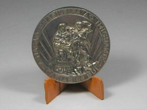 Medalha a Nação Brasileira ao Imigrante Caxias Do Sul - 1954 / Altíssimo Relevo - Belíssimo exemplar / m210