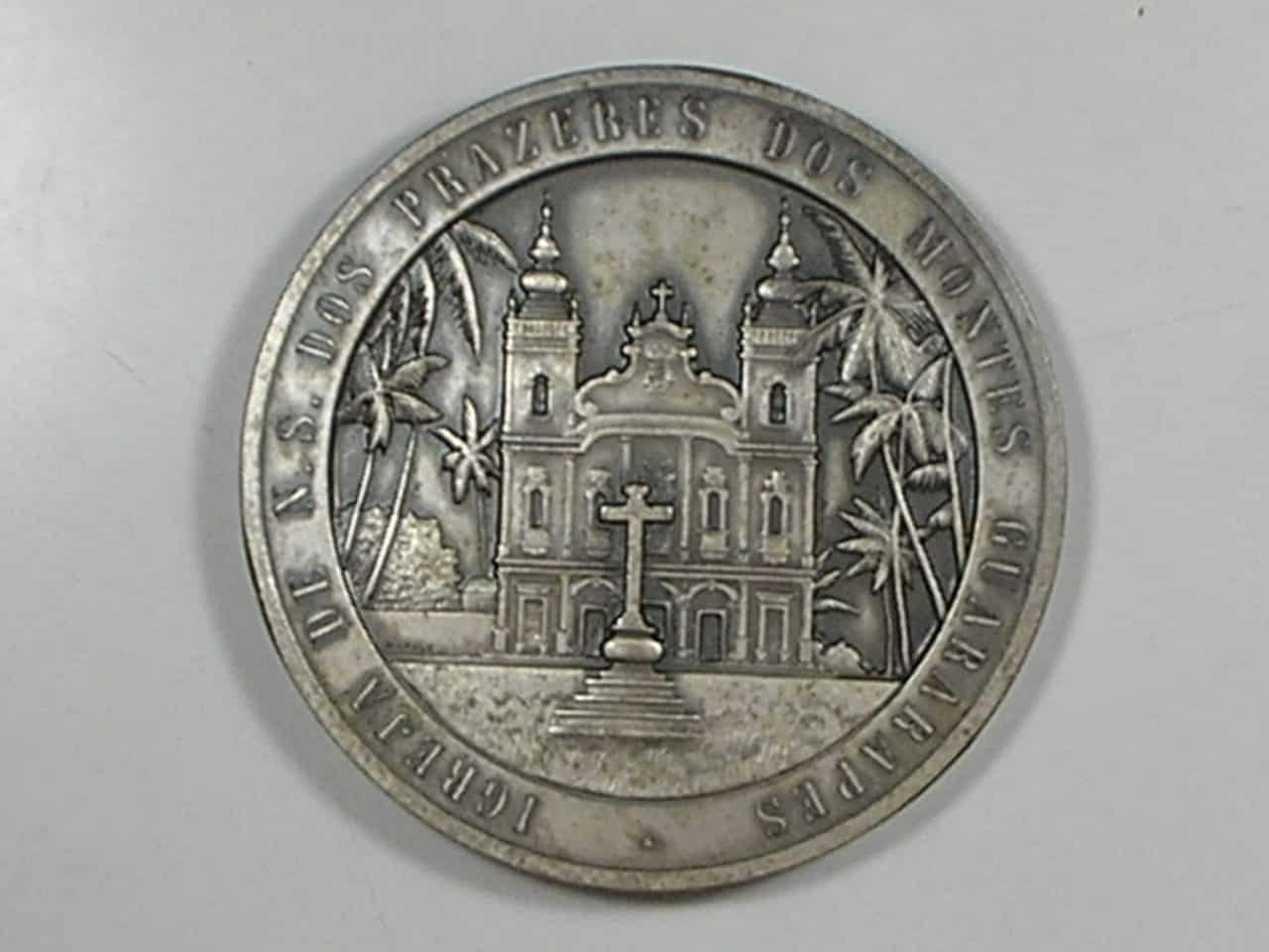 | Casa do Colecionador Rara Medalha Tricentenário da Igreja Nsa.Sra. dos Prazeres dos Montes Guararapes - 1954 Recife/Pe -- / m210