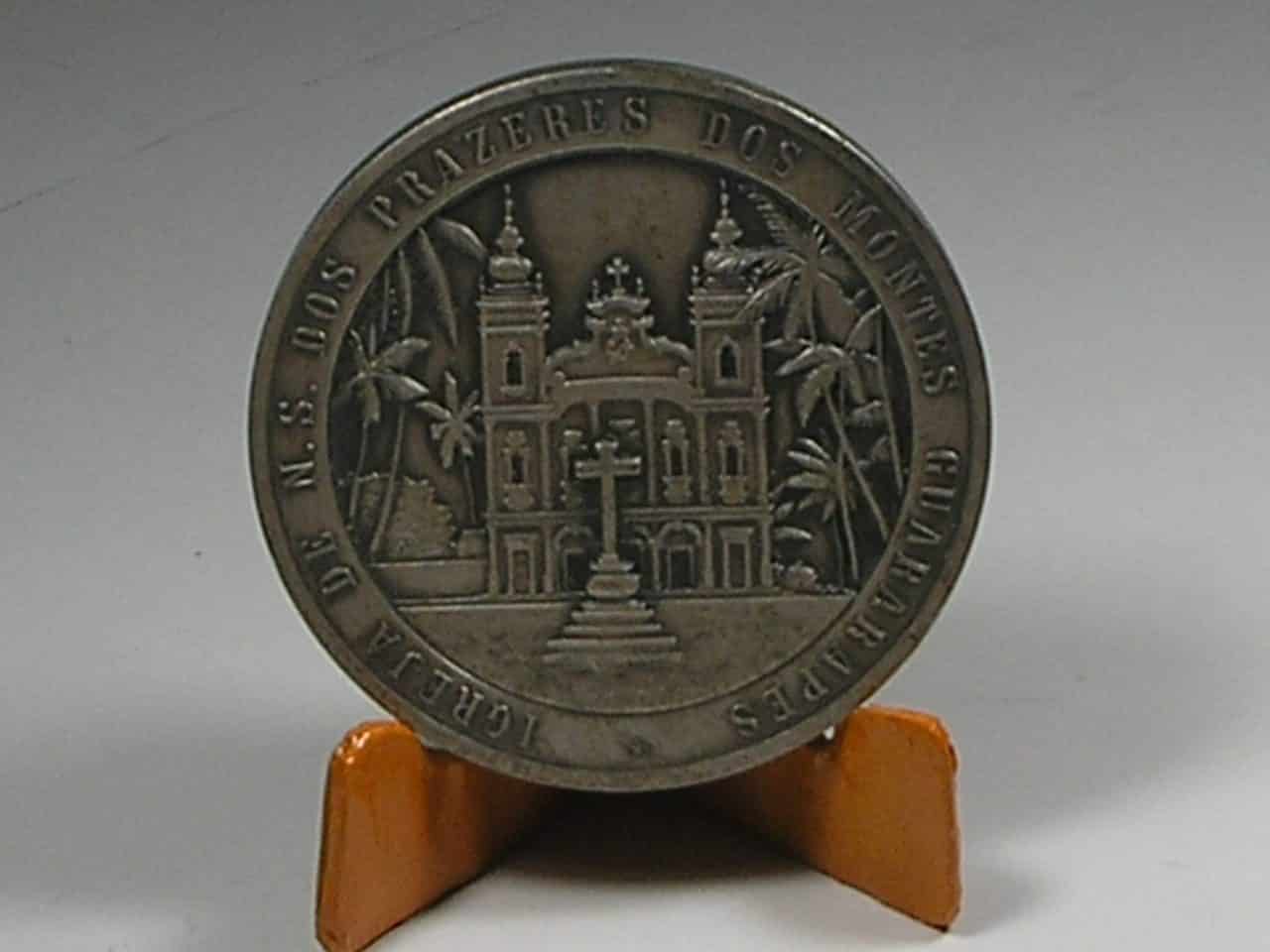 | Casa do Colecionador Rara Medalha Tricentenário da Igreja Nsa.Sra. dos Prazeres dos Montes Guararapes - 1954 Recife/Pe -- / m210