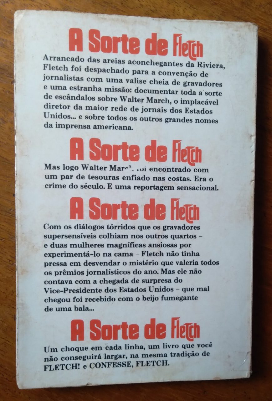 | Casa do Colecionador Record Gregory Mcdonald / A Sorte de Fletch.