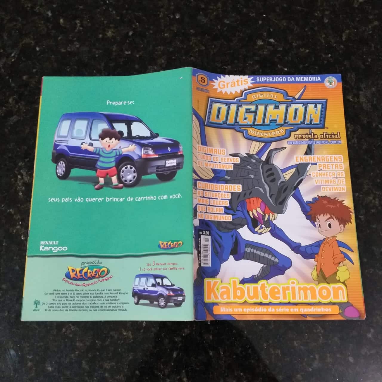 | Casa do Colecionador Revista Oficial Nº 05 - Digital Digimon Monsters (Sem Brinde) Editora Abril - Outubro 2000