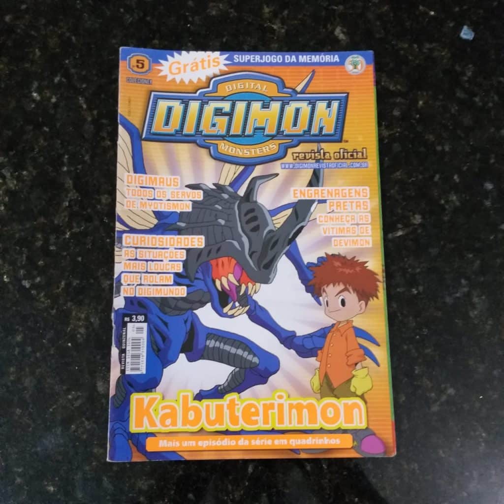 | Casa do Colecionador Revista Oficial Nº 05 - Digital Digimon Monsters (Sem Brinde) Editora Abril - Outubro 2000