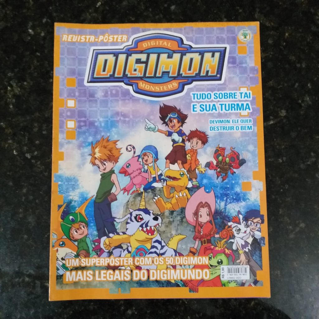 | Casa do Colecionador Revista Pôster - Digital Digimon Monsters (Editora Abril)