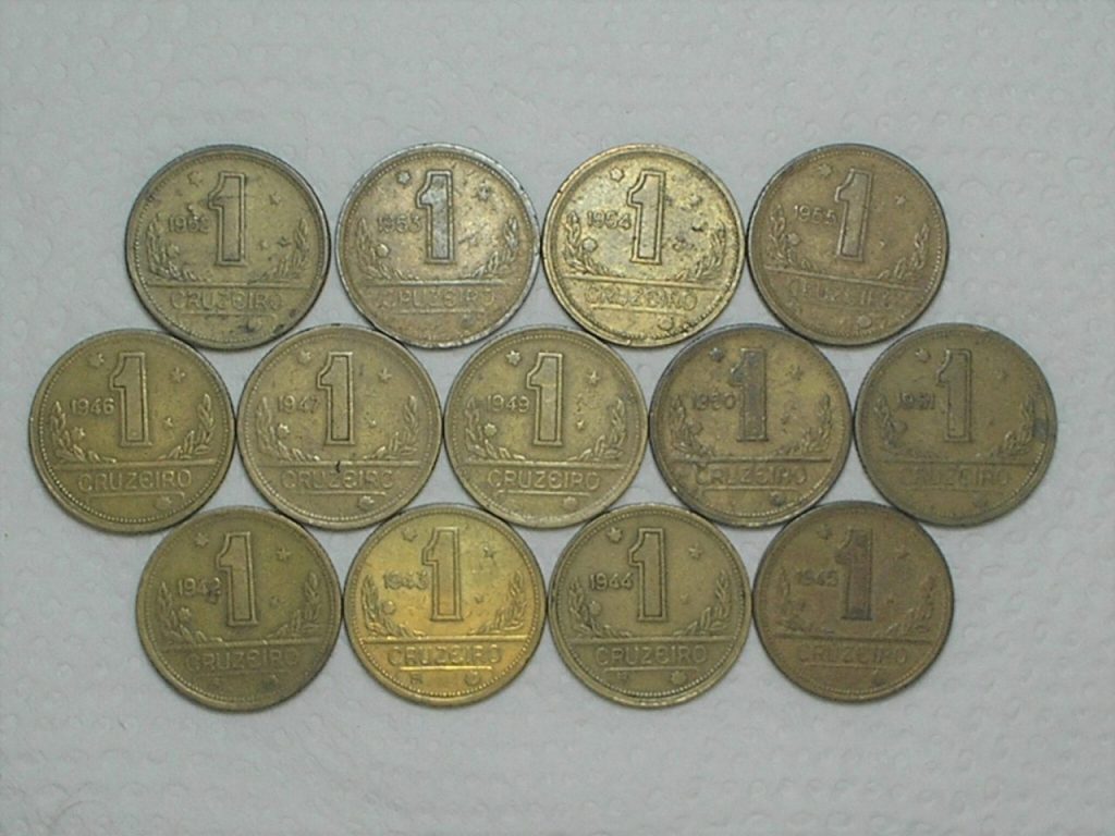 | Casa do Colecionador Série de 1 Cruzeiro - 1942/43/44/45/46/47/49/50/51/1952-Escassa/53/54/55 / mapa / m230