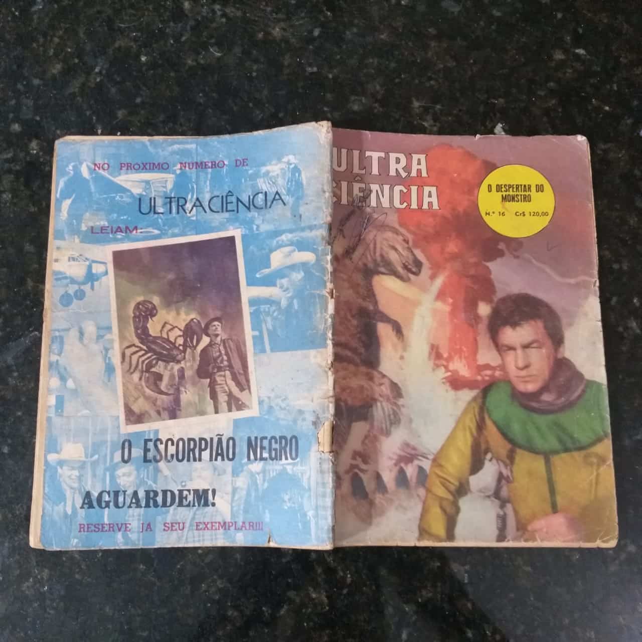 | Casa do Colecionador Ultra Ciência Nº 16 - O Despertar do Monstro (Editora Editormex - Ediex) 1964
