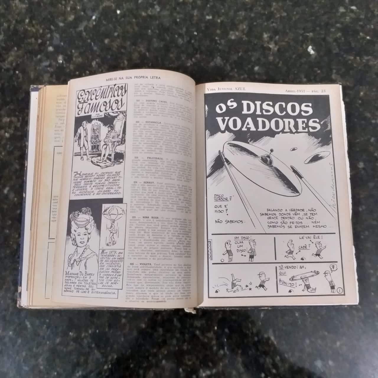 | Casa do Colecionador Vida Juvenil Azul Encadernada Nº 11 a 16 (Editora Vida Doméstica) Janeiro a Junho 1951