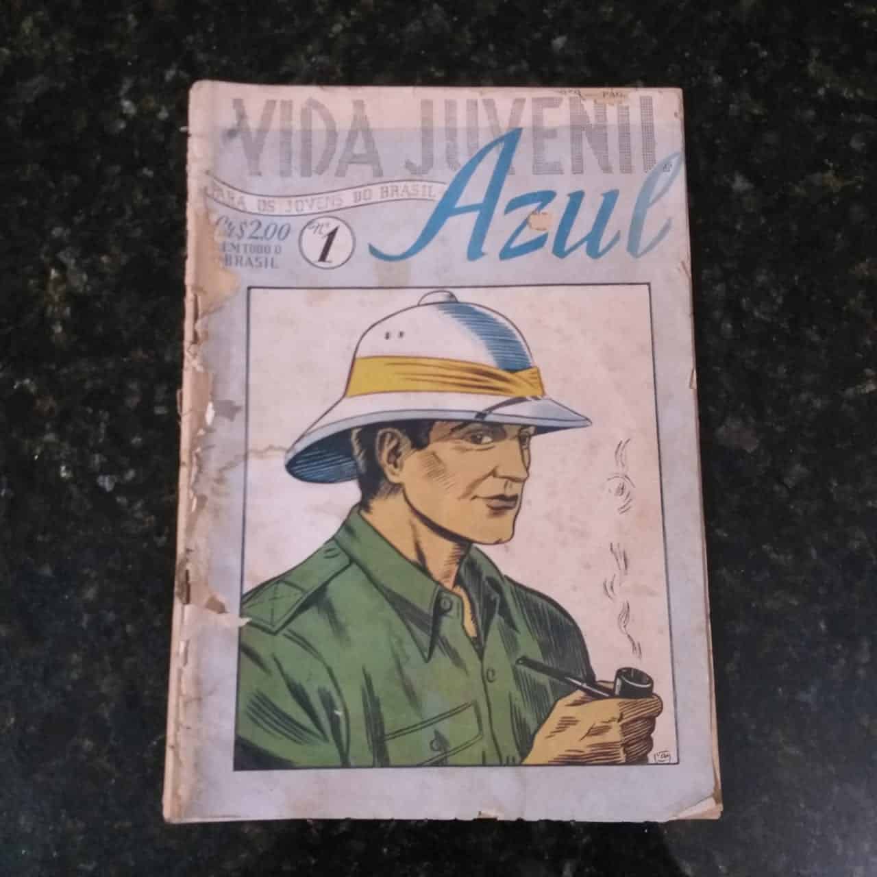 Vida Juvenil Azul Nº 01 (Editora Vida Doméstica) Março 1950