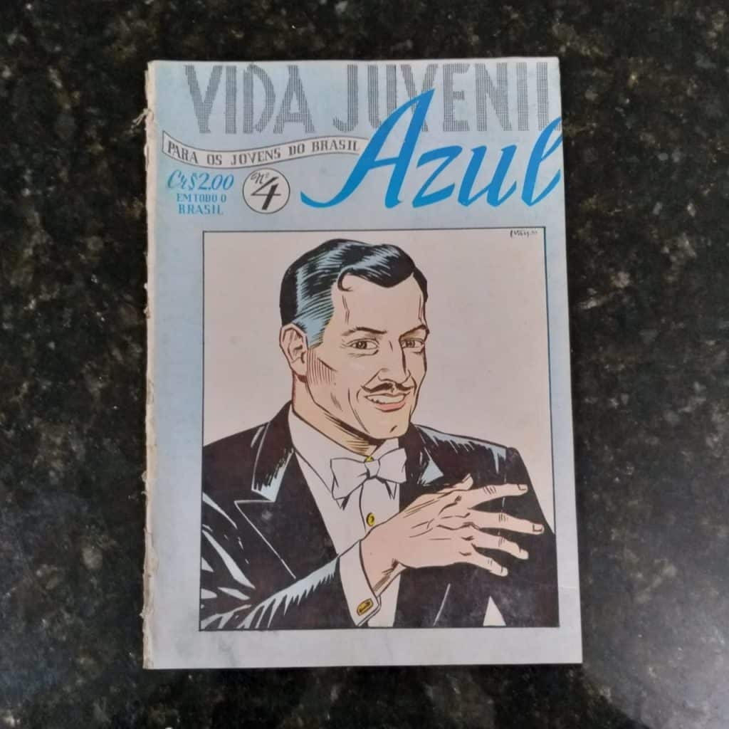 Vida Juvenil Azul Nº 04 (Editora Vida Doméstica) Junho 1950