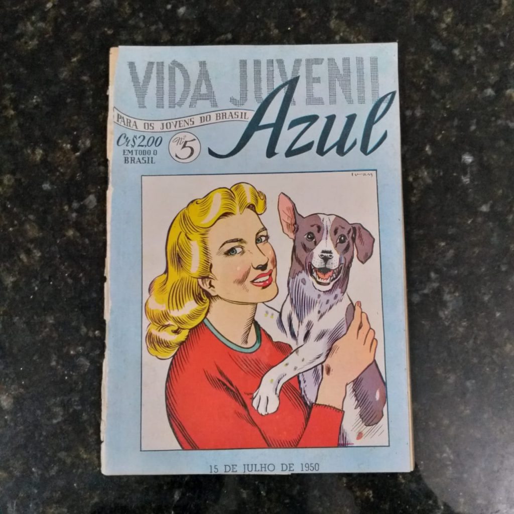 Vida Juvenil Azul Nº 05 (Editora Vida Doméstica) Julho 1950