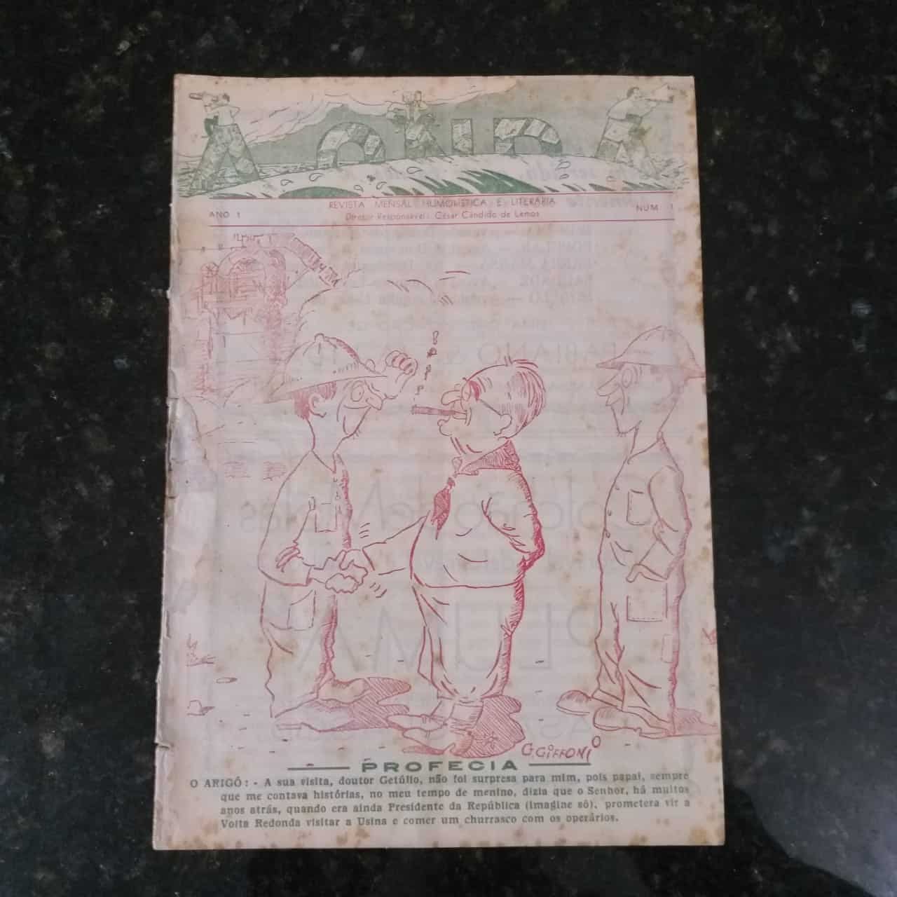 A Onda - Ano I Nº 01 - Revista Mensal Humorística e Literária - Abril 1953