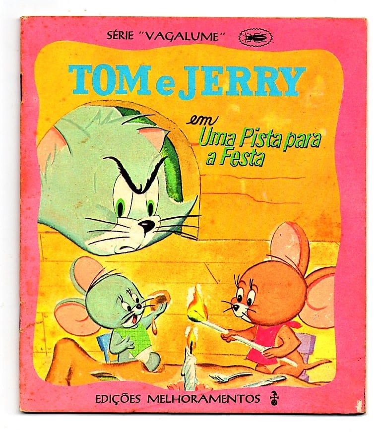 | Casa do Colecionador Coleção Vagalume - Tom & Jerry - Uma Pista Para a Festa - E. Melhoramentos - 1972