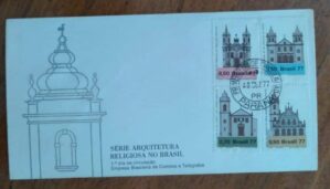 Envelope Correios PR 1977 / Arquitetura Religiosa no Brasil