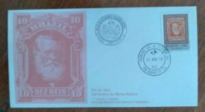 Envelope Primeiro Dia ECT RS 1978 / Dia do Selo / Centenário Barba Branca.