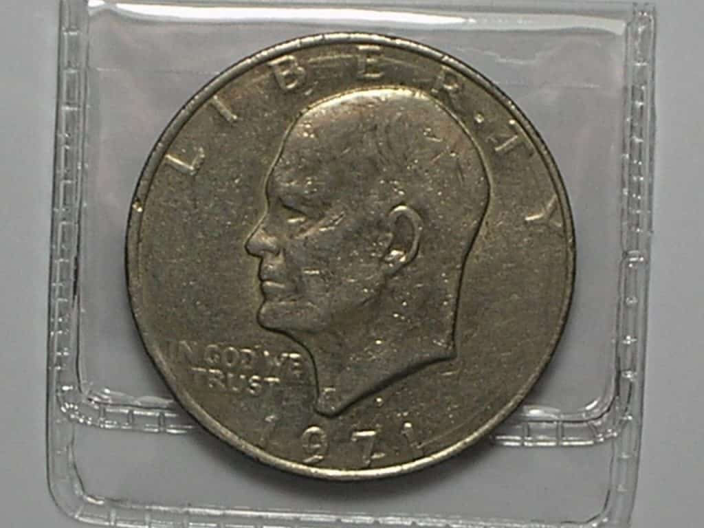 | Casa do Colecionador Estados Unidos da América > 1 Dollar - 1971-D / Busto de Eisenhower / Vf/Mbc