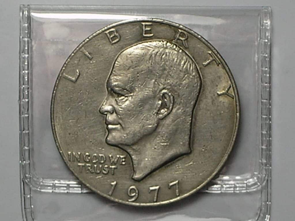 Estados Unidos da América > 1 Dollar - 1977 / Busto de Eisenhower / Mbc/S