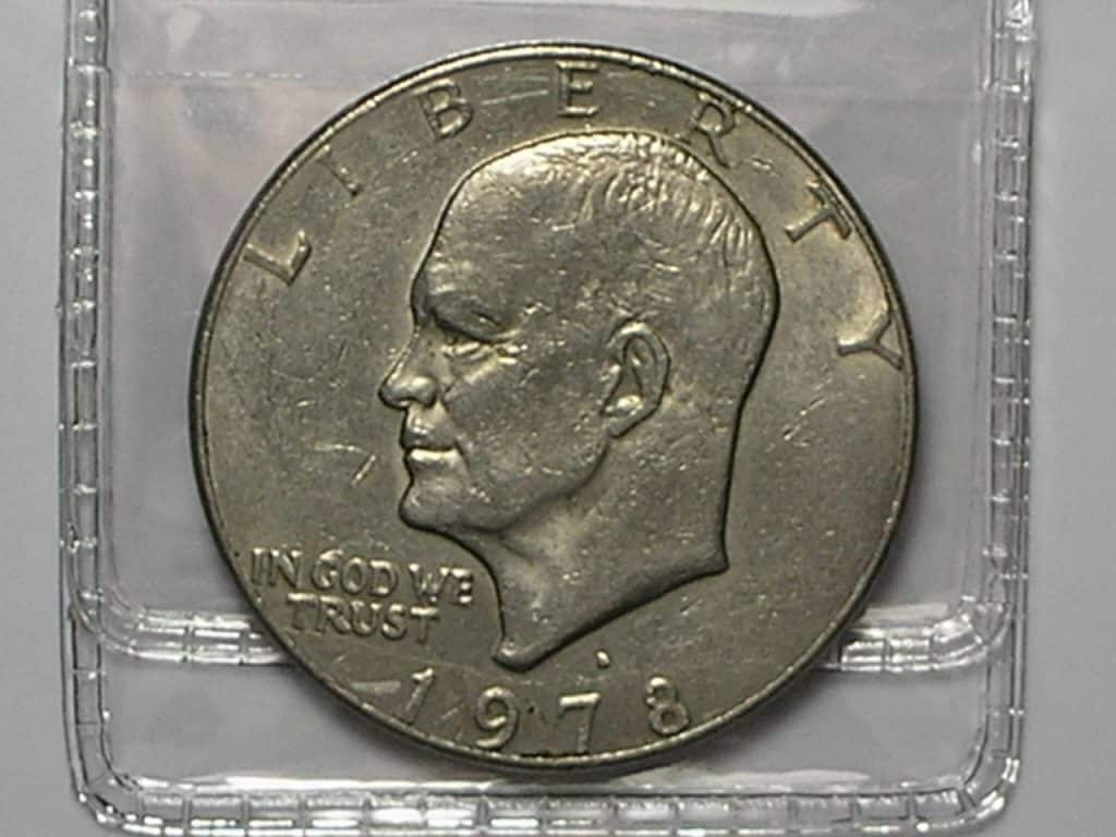 Estados Unidos da América > 1 Dollar - 1978-D / Busto de Eisenhower / Mbc/S