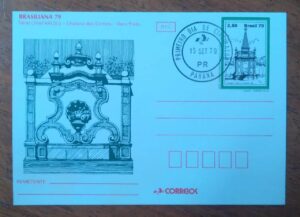 Filatelia Bilhete Postal Brasiliana 79 / Chafariz dos Contos / Ouro Preto