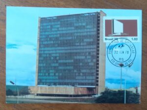 Filatelia Máximo Postal ECT RS 1978 / Inauguração Edifício Sede da ECT Brasília