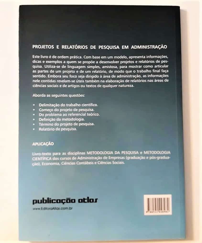 | Casa do Colecionador Projetos E Relatórios De Pesquisa Em Administração - Sylvia Constant Vergara