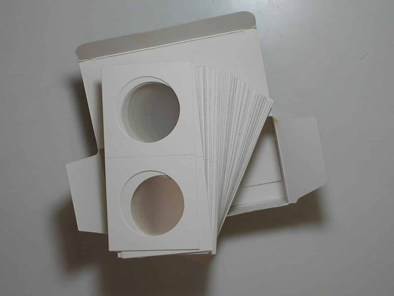 | Casa do Colecionador Caixa com 50 Coin Mylar Holder importados para moedas de tamanho até 35 mm - a melhor proteção de moedas - Pccb Professional Collecting Supplies