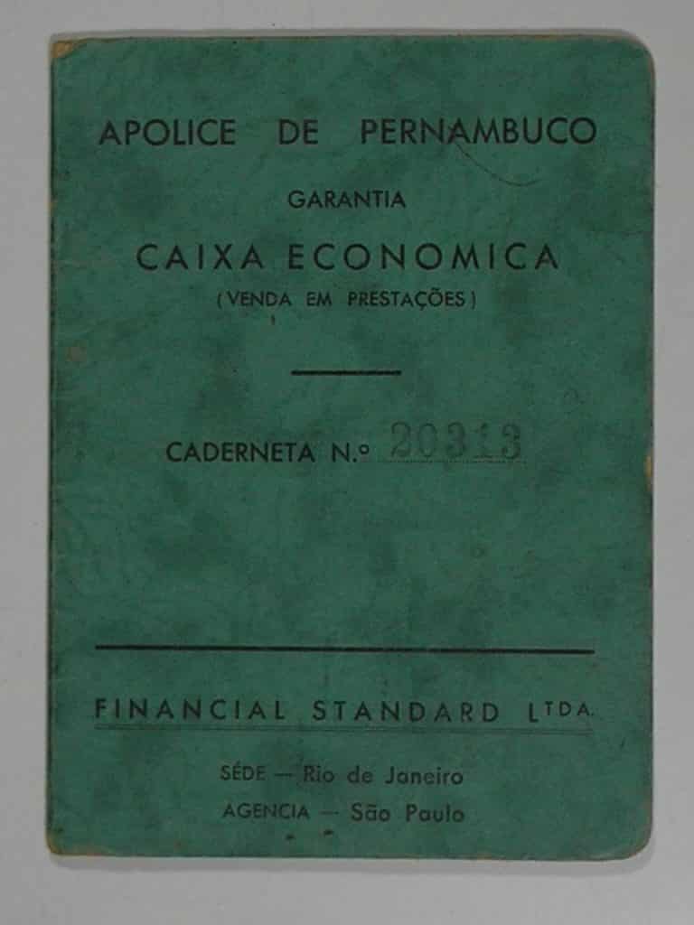 | Casa do Colecionador Documento - Antiga Apólice de Pernambuco com garantia da Caixa Economica Federal no valor de 1.200 Réis do ano de 1937 - peça rara