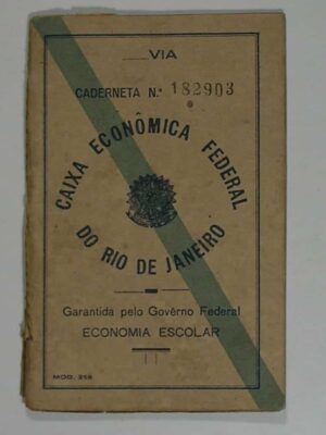 Documento - Antiga Caderneta de Poupança da Caixa Economica Federal de 1945