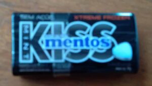 Lata Embalagem Vazia Mentos Xtreme Frozen.