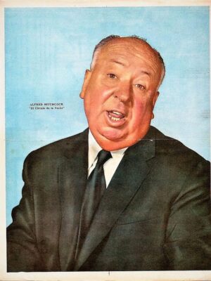 Mini Poster - Alfred Hitchcock - Mestre Do Suspense Anos 60