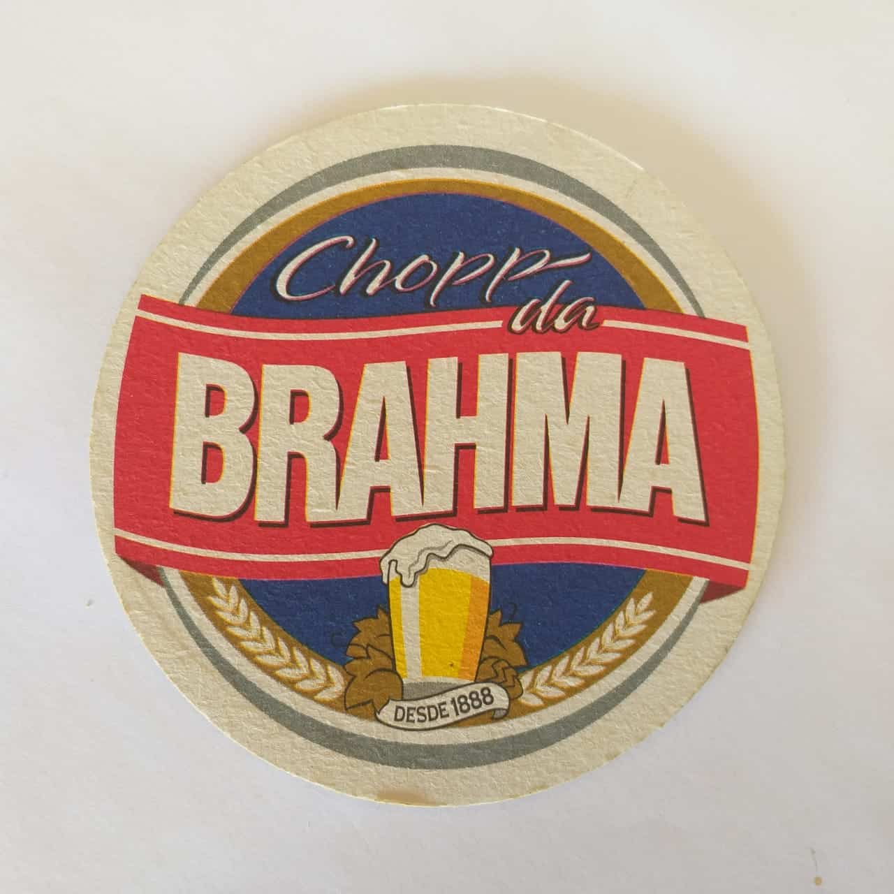Bolacha de Chopp Nacional - Chopp da Brahma