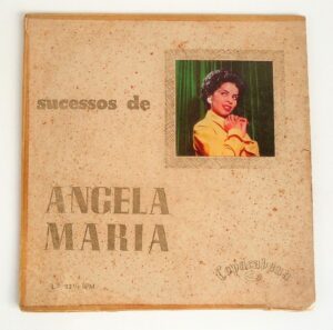Disco Vinil - LP 10 polegadas - Sucessos de Angela Maria - 1955