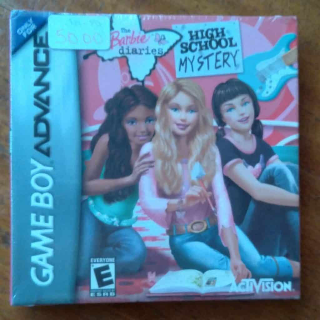 Jogo Game Boy Advance / Barbie Diaries High School Mystery.
