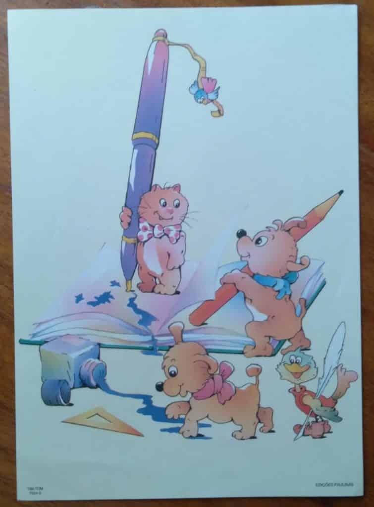 | Casa do Colecionador Papel de Carta Decorado Médio/ Tim Tom 7224 / Cachorrinhos Bagunça.