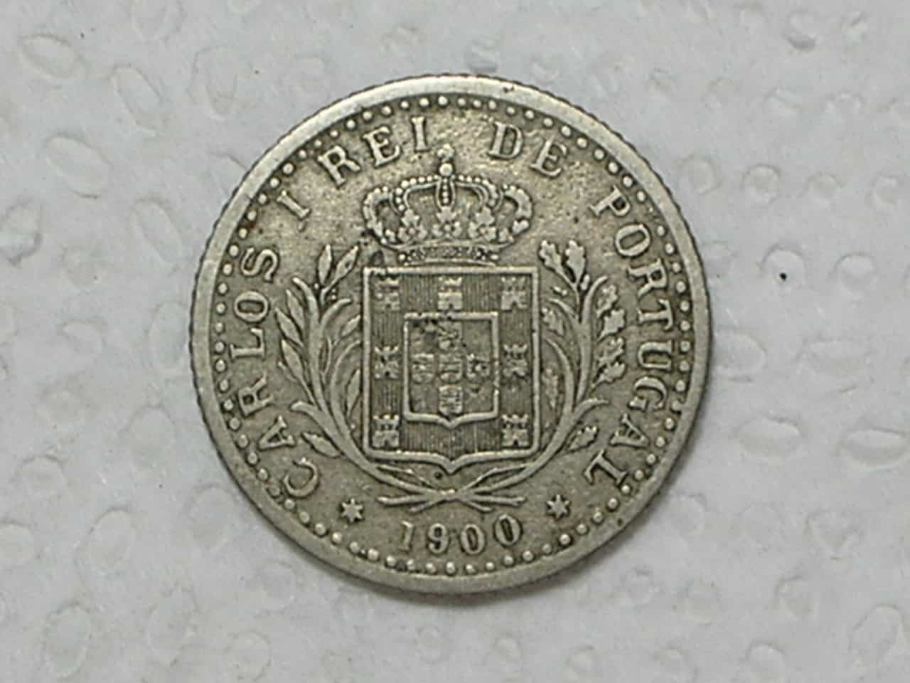 | Casa do Colecionador 100 Réis - 1900 / Carolus I / box16.1