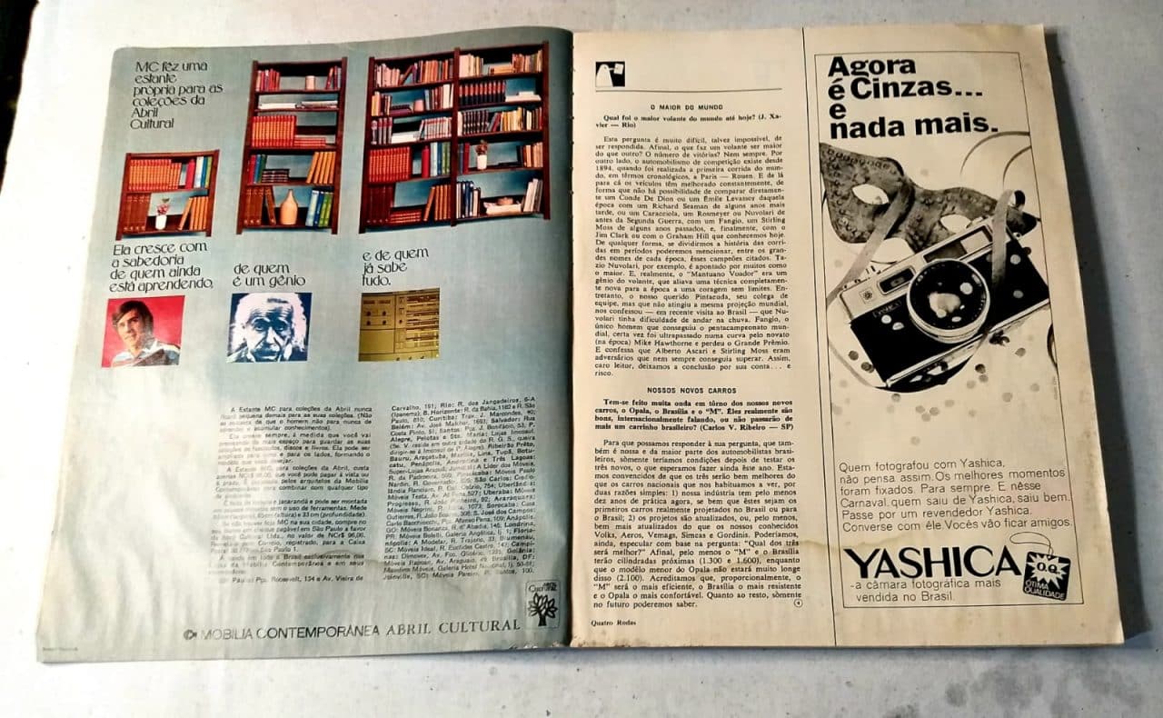 | Casa do Colecionador 4 (Quatro) Rodas - Ano 08 - Edição 92 - As Provas do Novo Ford - Março 1968 (Revista)