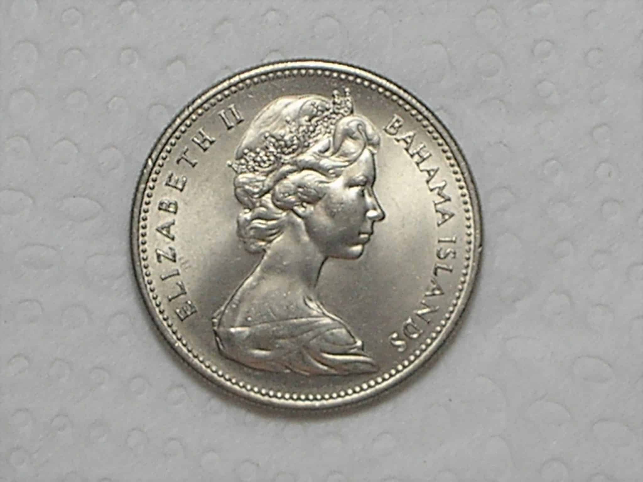 | Casa do Colecionador Bahamas Island) 25 Cents - 1966 / Fc / box17