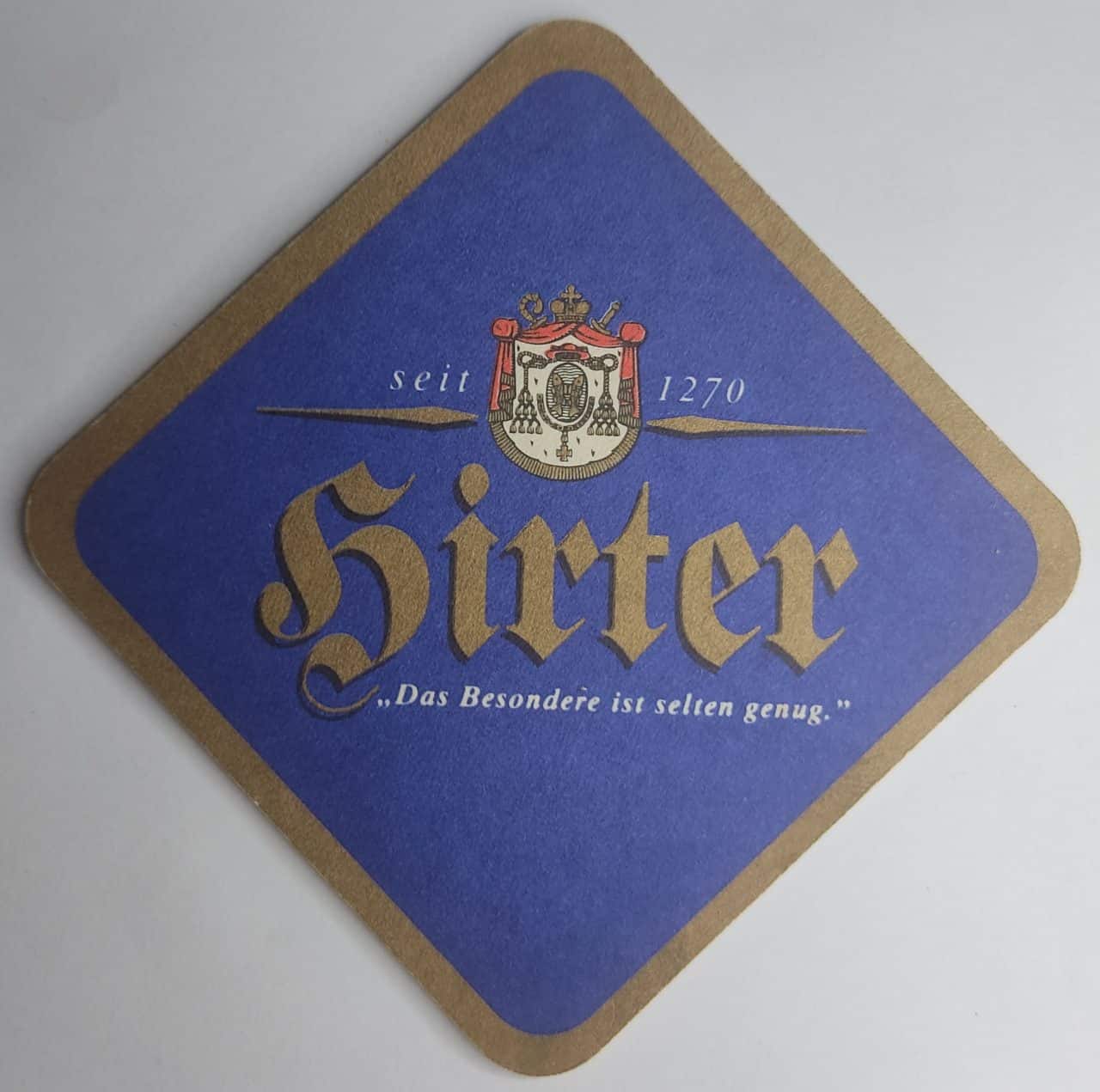 | Casa do Colecionador Bolacha de Chopp Estrangeira (Áustria) Hirter