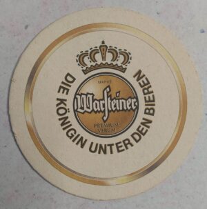 Bolacha de Chopp Nacional - Cerveja Alemã Warsteiner