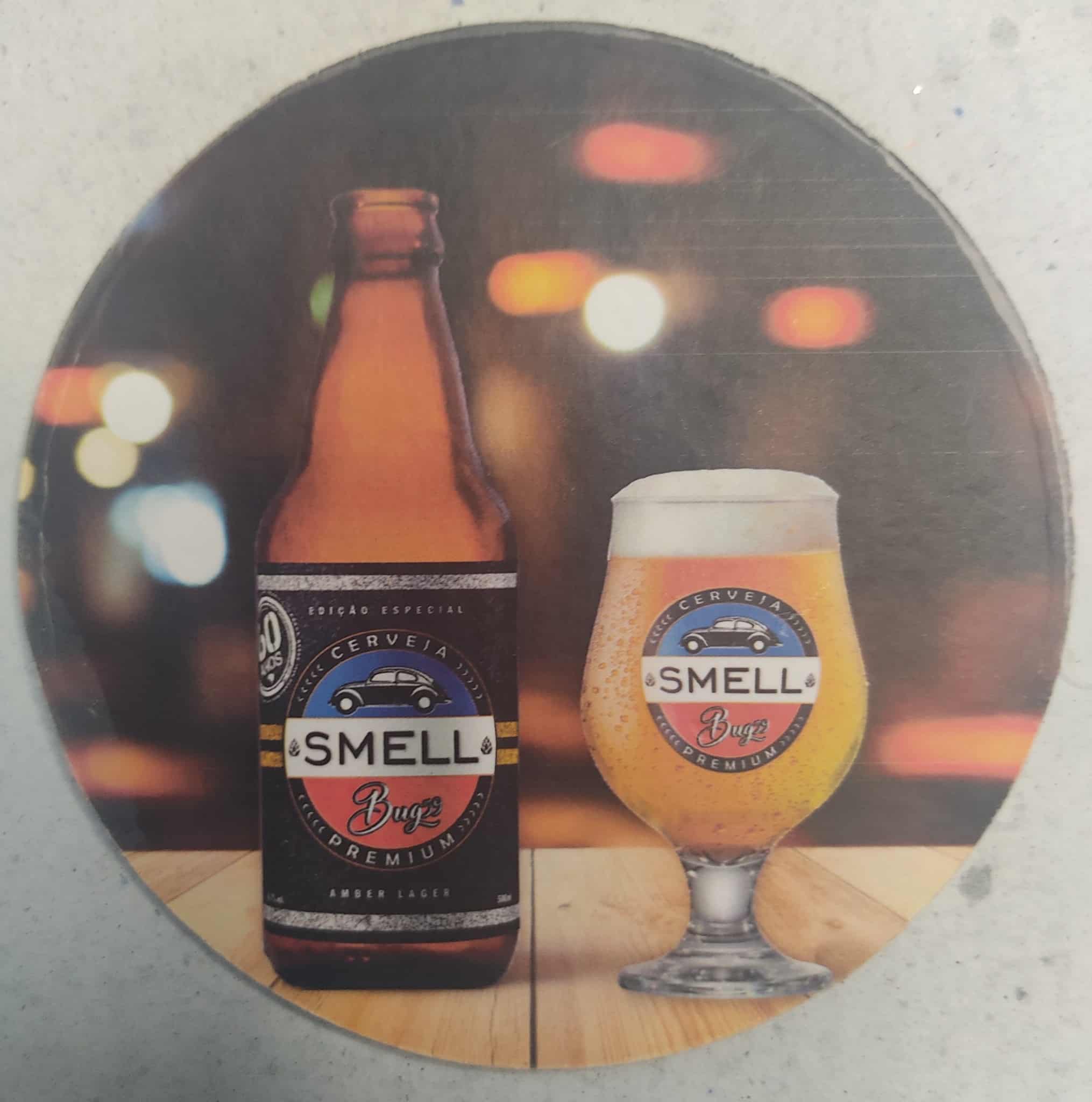 | Casa do Colecionador Bolacha de Chopp Nacional - Cerveja Smell Bug59 Premium